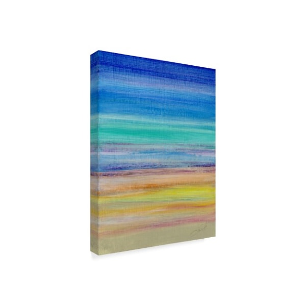 Anthony Sikich 'Hot Sand Cool Water' Canvas Art,35x47
